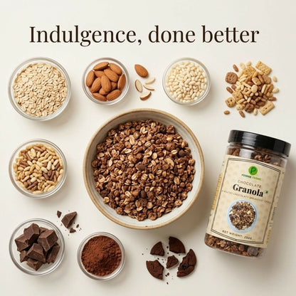Image 4 of Poddar Farms Fruit and Nut Muesli & Chocolate Granola Combo