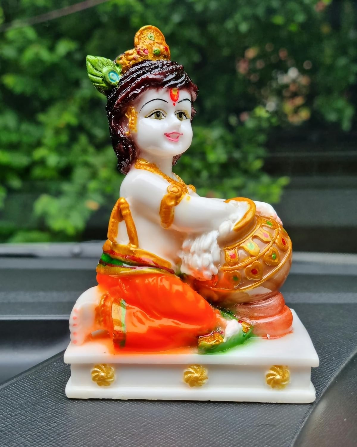 Image 4 of RIANZ Bal Roop Laddu Gopal Ji Idol - Multicolor