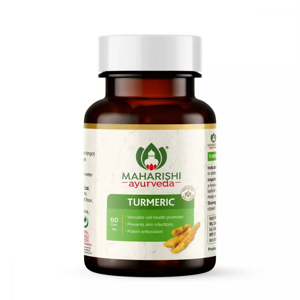 Image 1 of 60 caps for the product Maharishi Ayurveda Organic Turmeric Capsules