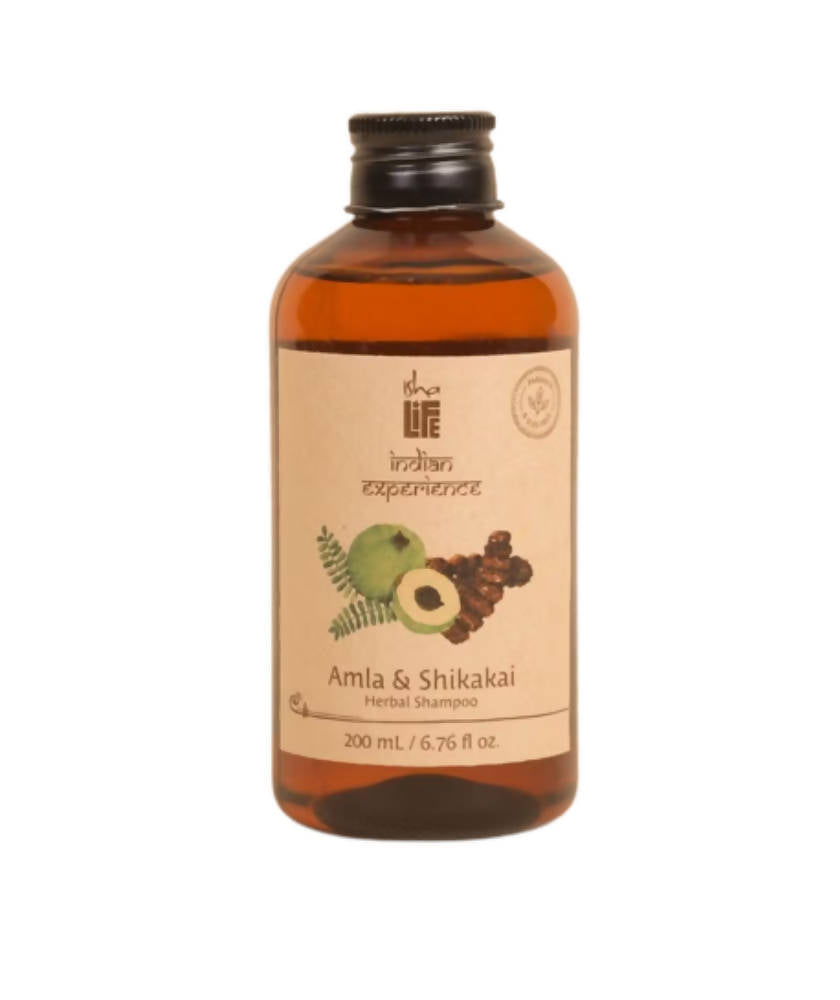 Image 1 of 200 ml for the product Isha Life Amla & Shikakai Herbal Shampoo