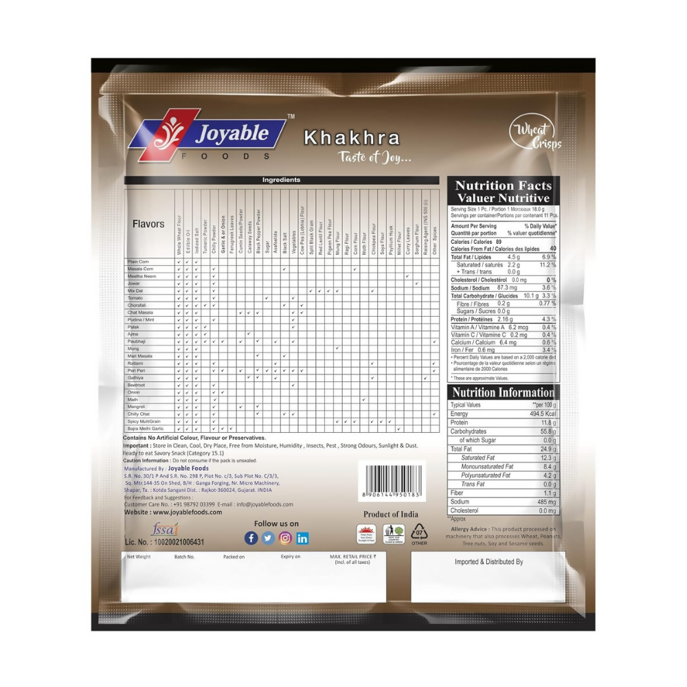 Image 2 of Joyable Plain Corn Khakhra
