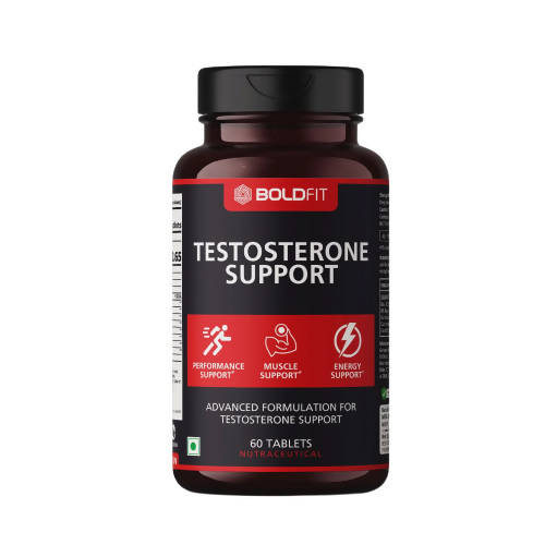 Image 1 of 60 tabs for the product Boldfit Testosterone Support Tablets For Men