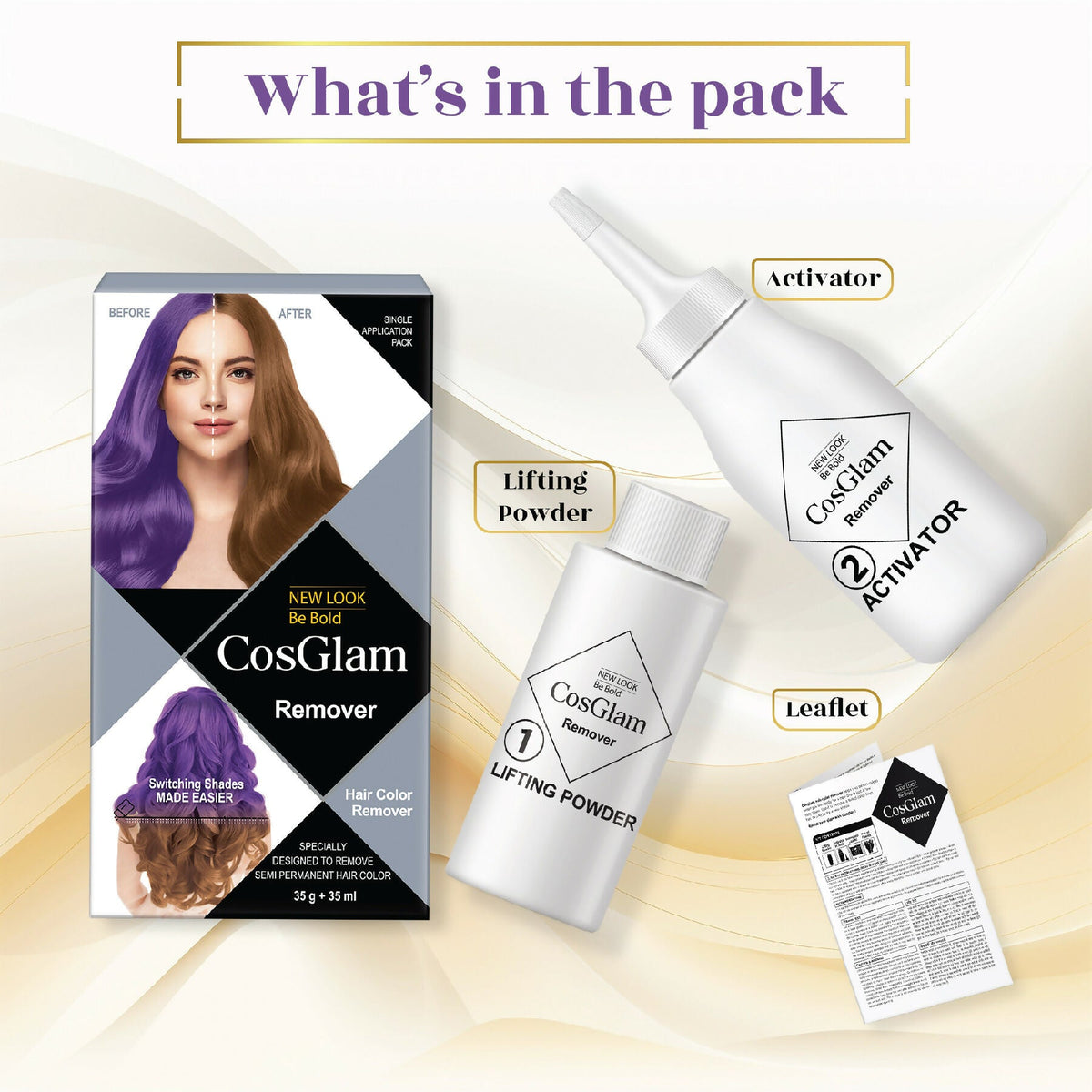 Image 3 of Cosglam Hair Highlighter Remover - White