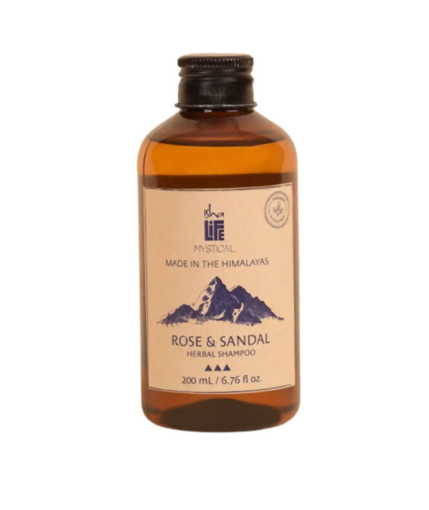 Image 1 of 200 ml for the product Isha Life Rose & Sandal Herbal Shampoo