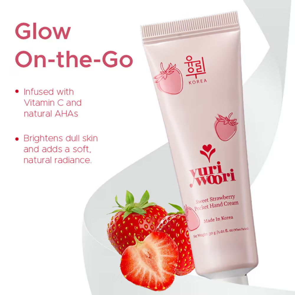 Image 2 of Yuri Woori Sweet Strawberry Pocket Hand Cream