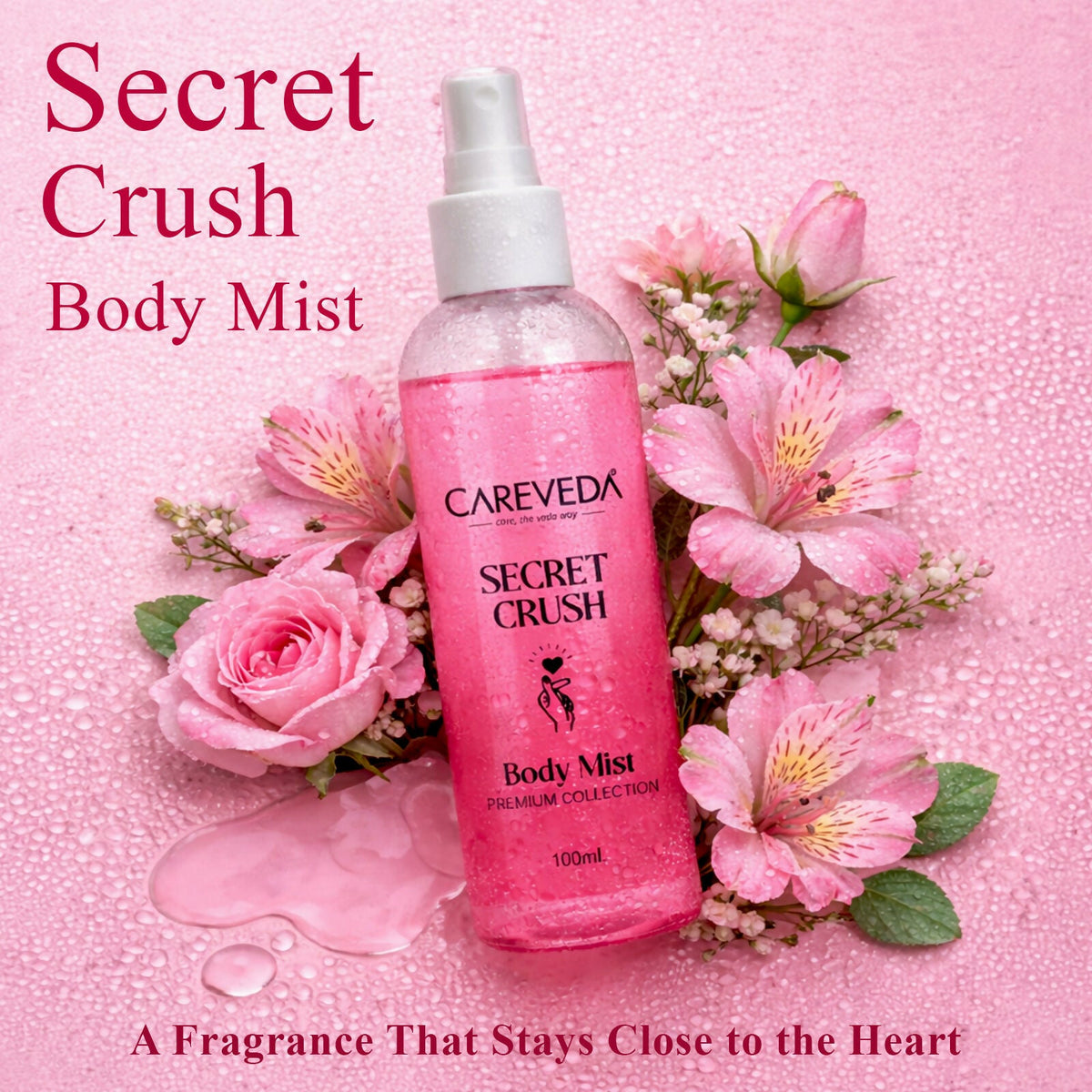 Image 4 of CareVeda Secret Crush Premium Collection, Body Mist