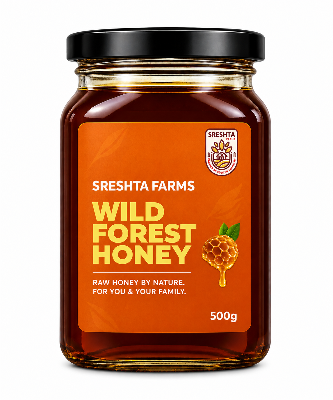 Image 1 of Sreshta Farms Natural Small Bee Honey