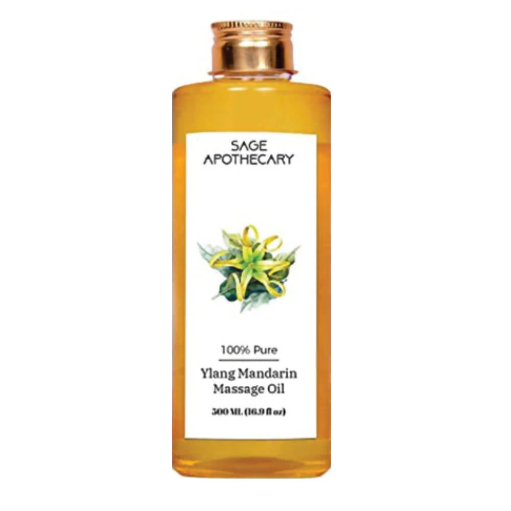 Image 1 of 500 ml / Pack of 1 for the product Sage Apothecary Ylang & Mandarin Massage Oil
