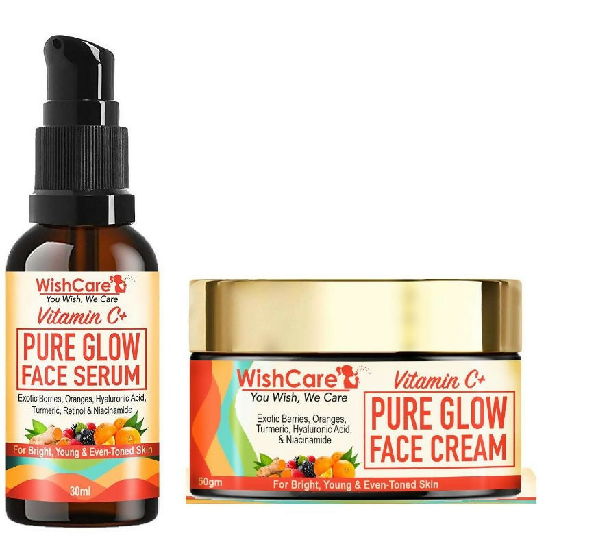 Image 1 of Wishcare Vitamin C Serum+ Day & Night Cream Combo