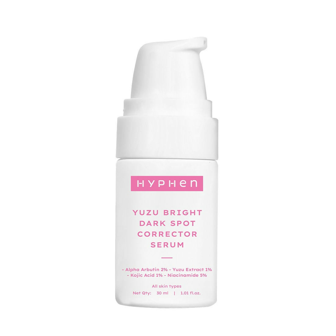 Image 1 of 30 ml / Pack of 1 for the product Hyphen By Kriti Sanon Yuzu Bright Dark Spot Corrector Serum, Reduces Hyperpigmentation, Melasma & Dark Spots & Stubborn Scars