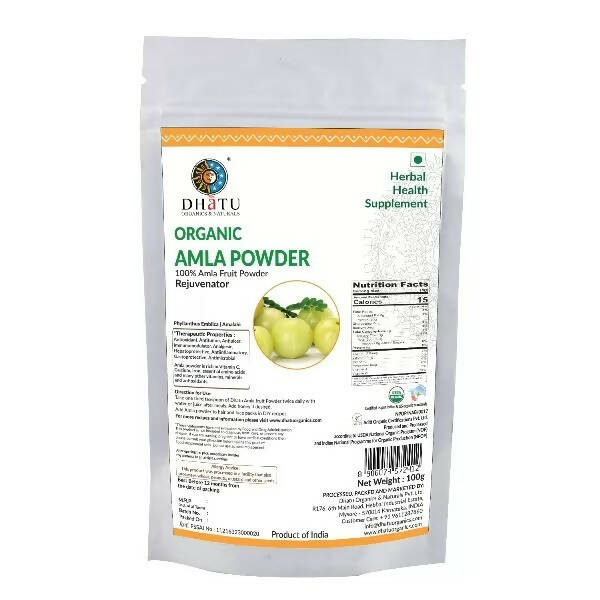 Image 1 of 100 gm for the product Dhatu Organics & Naturals Amla Powder
