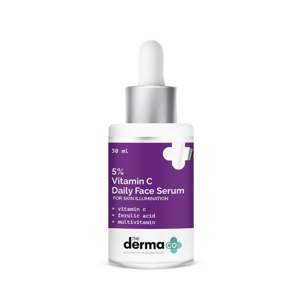 Image 1 of The Derma Co 5% Vitamin C Daily Face Serum With Ferulic Acid & Multivitamin