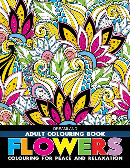 Image 1 of Paperback for the product Dreamland Flowers- Colouring Book for Adults