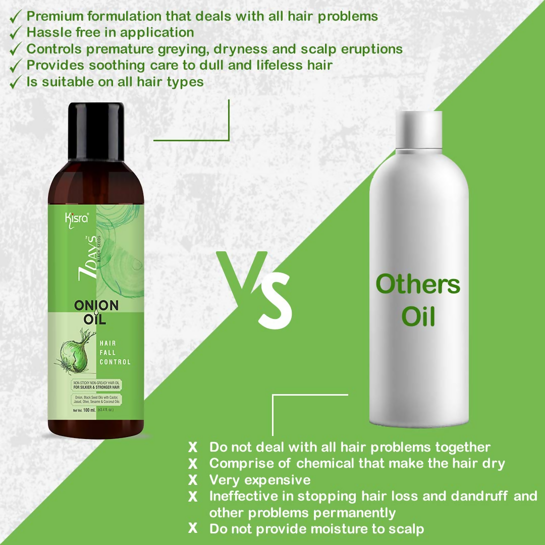 Image 6 of Kisra 7Days Black Seed Onion Hair Oil