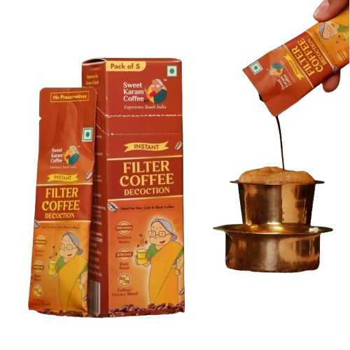 Image 1 of 15 ml / Pack of 5 for the product Sweet Karam Coffee Filter Coffee Decoction