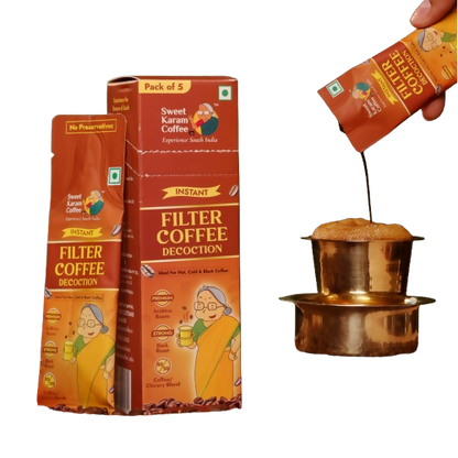 Image 1 of 15 ml / Pack of 5 for the product Sweet Karam Coffee Filter Coffee Decoction