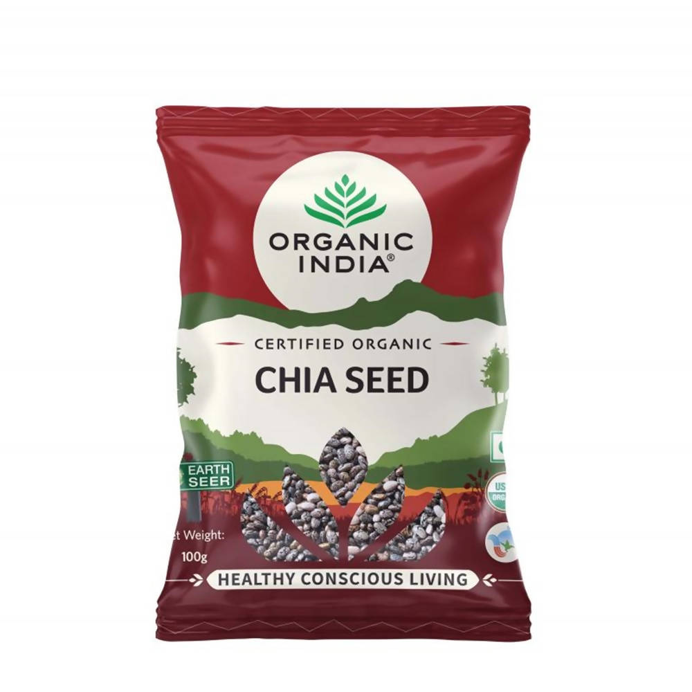 Image 1 of 100 gm for the product Organic India Chia Seeds