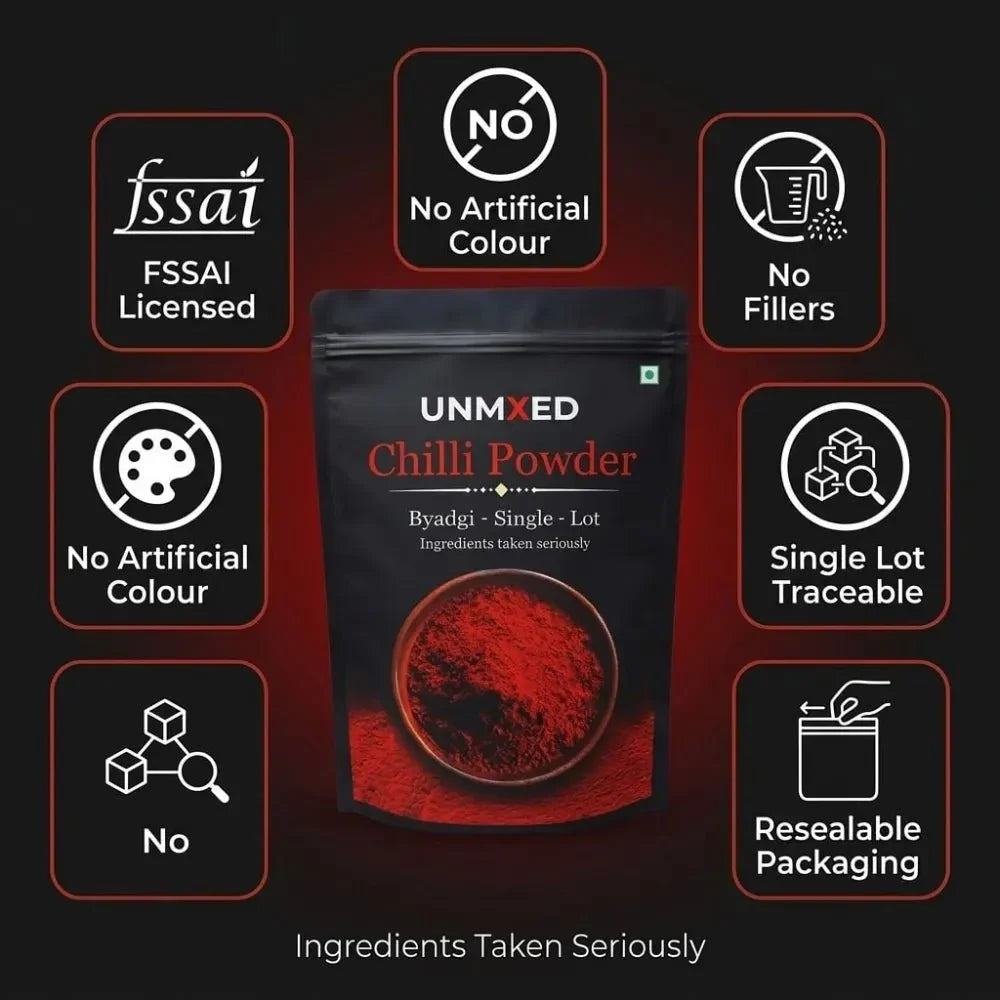 Image 3 of UNMIXED Byadgi Chilli Powder – Deep Red Colour & Rich Aroma