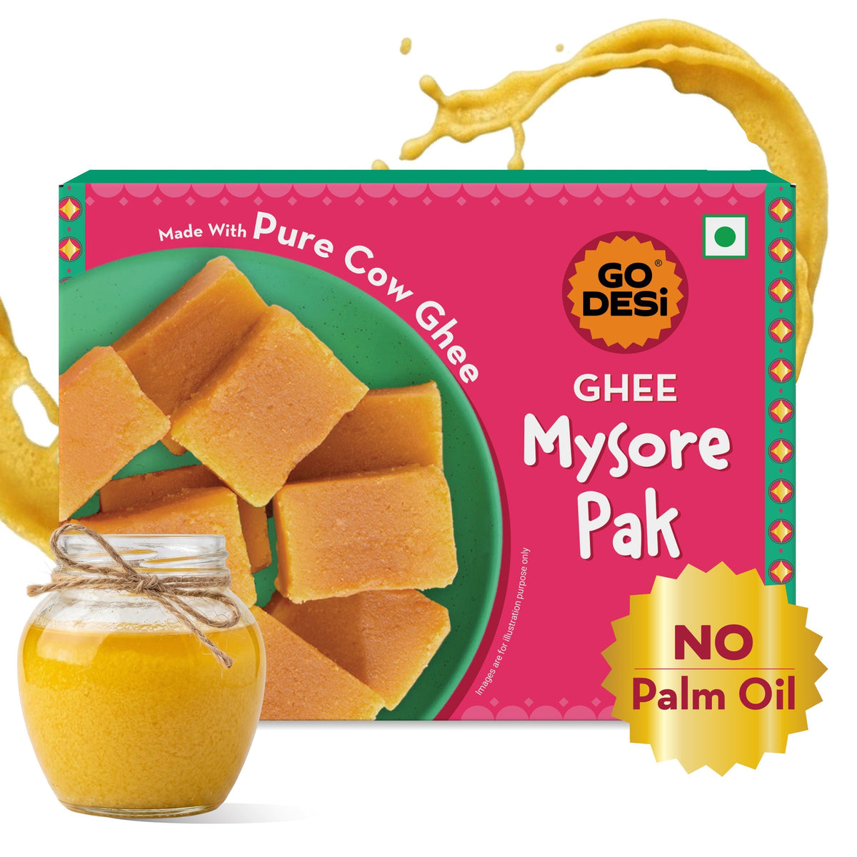 Image 1 of Go desi Ghee Mysore Pak | No Palm Oil