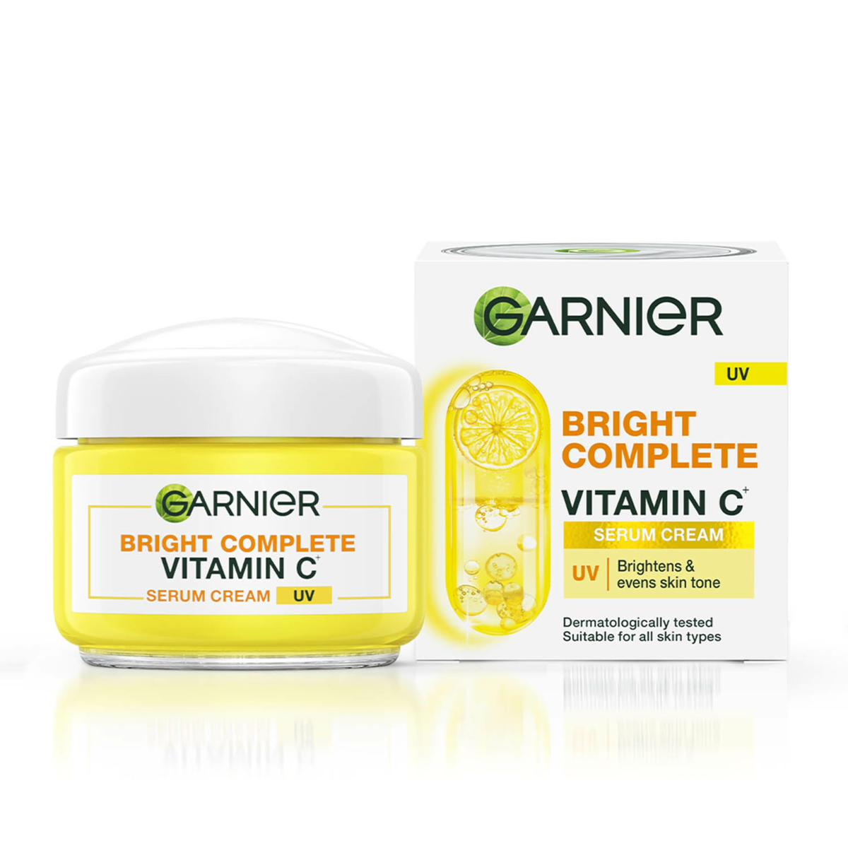 Image 1 of 45 gm / Pack of 1 for the product Garnier Skin Naturals Bright Complete Vitamin C Serum Cream