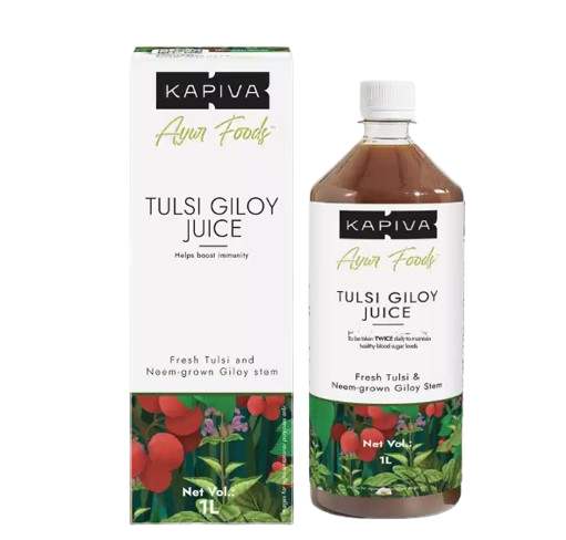 Image 1 of 1 L for the product Kapiva Ayurveda Wild Tulsi Giloy Juice