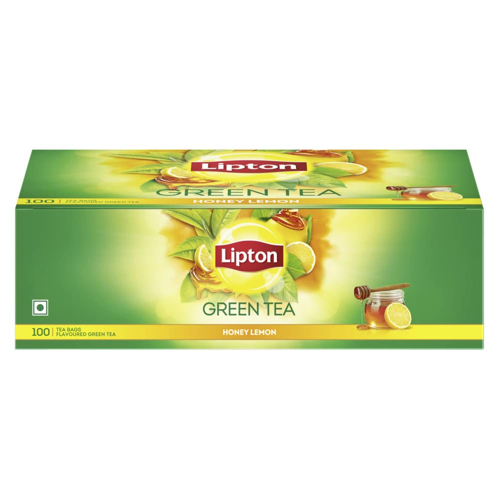 Image 1 of Lipton Honey Lemon Green Tea Bags - 100 Tea Bags