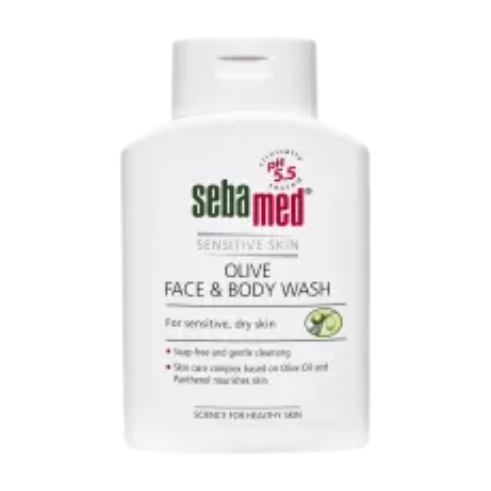 Image 1 of 200 ml / Pack of 1 for the product Sebamed Olive Face & Body Wash