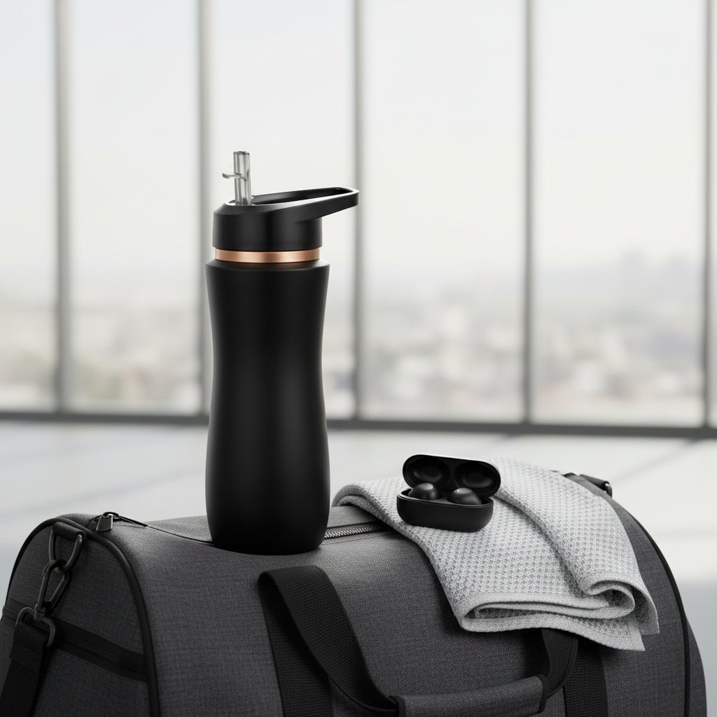 Image 3 of Sattvya Gifting Black Colour Coated Copper Sipper