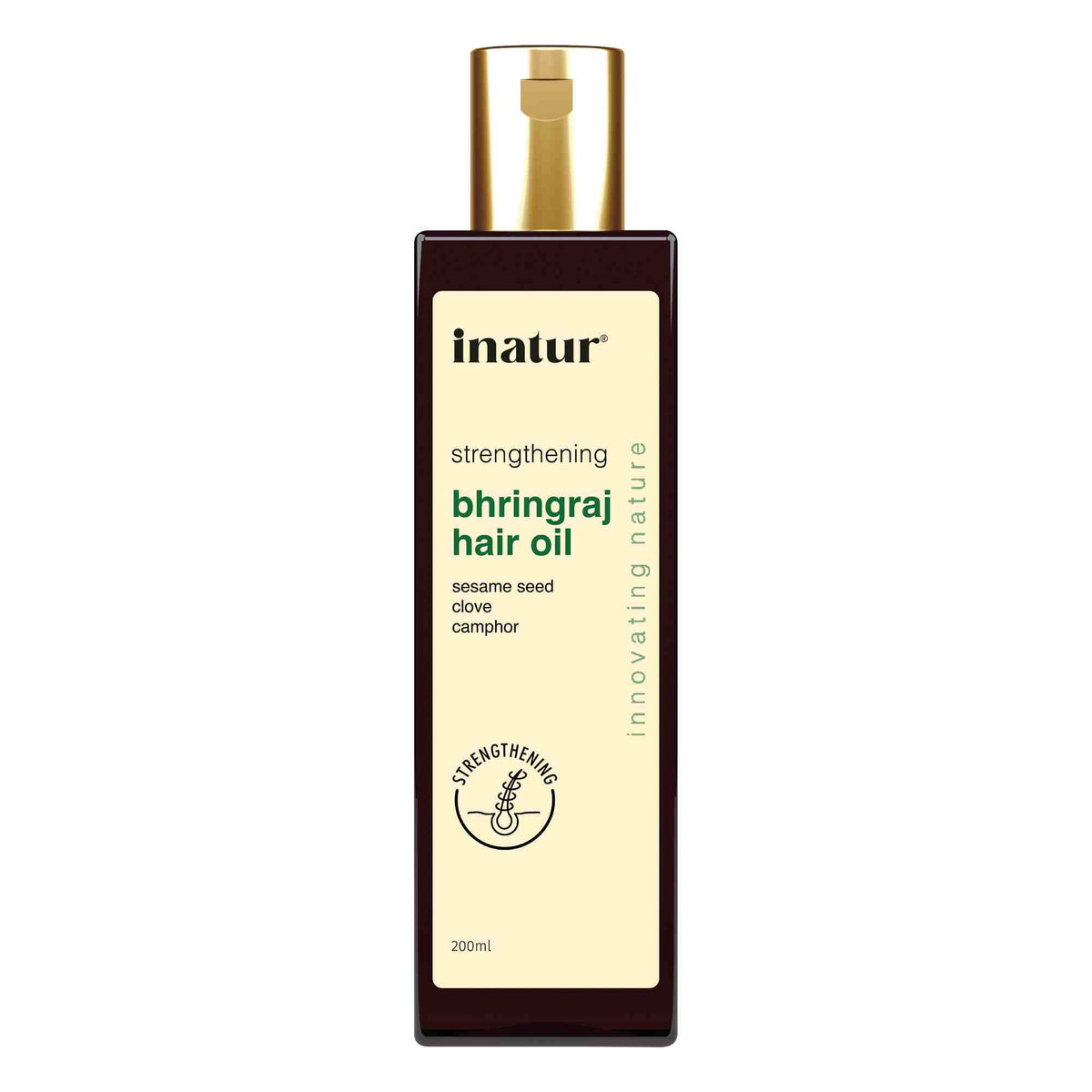 Image 1 of 200 ml for the product Inatur Ayurveda Bhringraj Oil