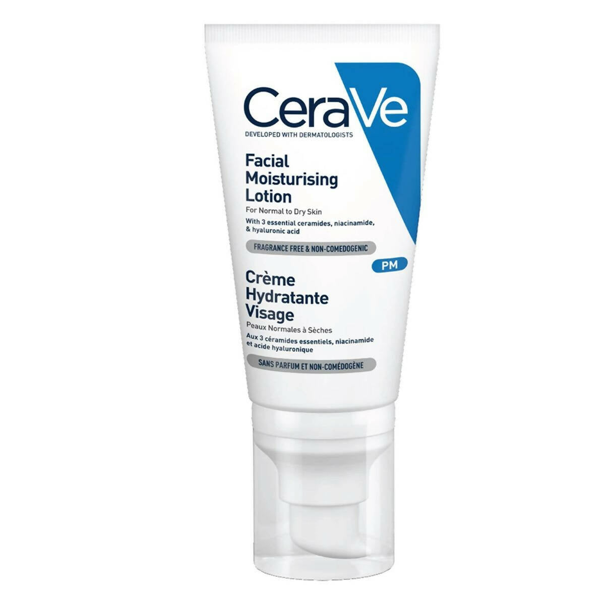 Image 1 of 52 ml / Pack of 1 for the product Cerave PM Facial Moisturising Lotion for Normal to Dry Skin