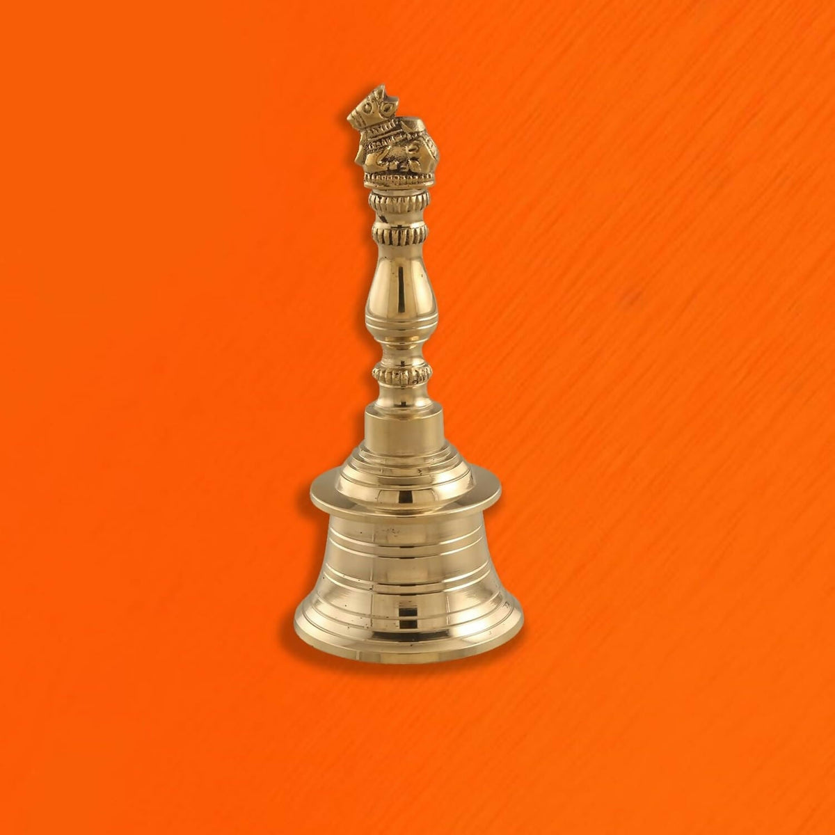 Image 7 of Sacch Brass Nandi Pooja Bell For Temple & Prayer Room (Bell)