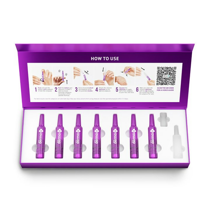 Image 1 of The Derma Co 15% Vitamin C Intense Brightening Ampoule Kit