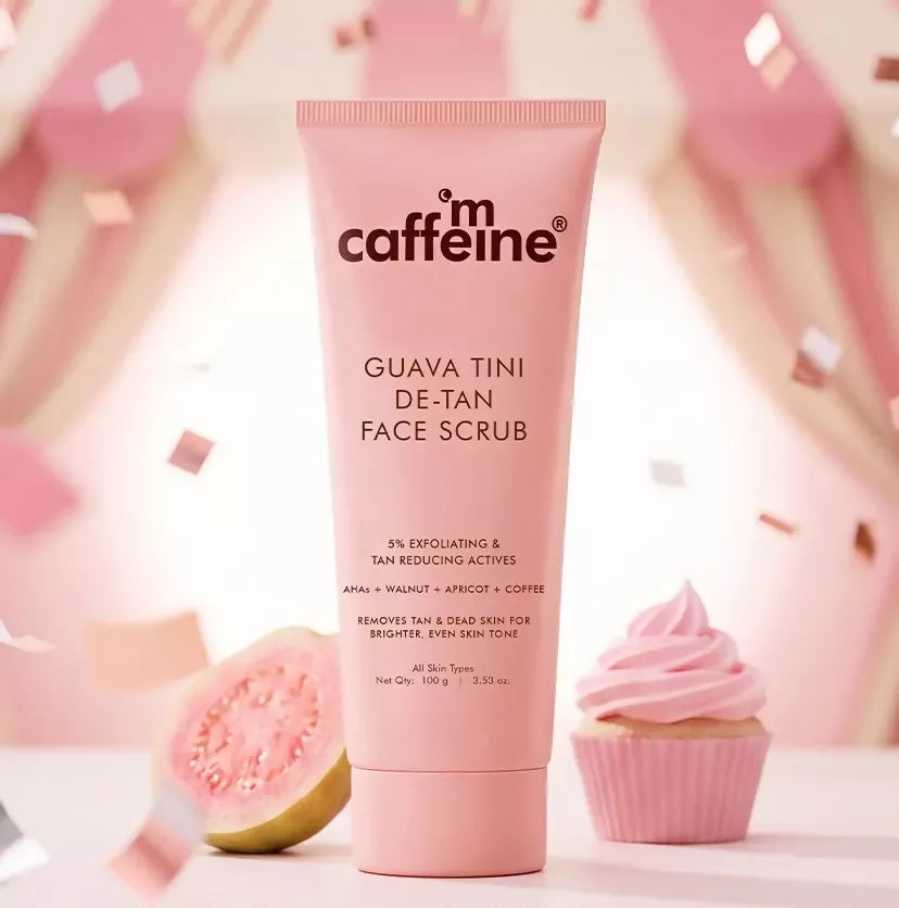 Image 3 of mCaffeine Guava Tini De-Tan Face Scrub