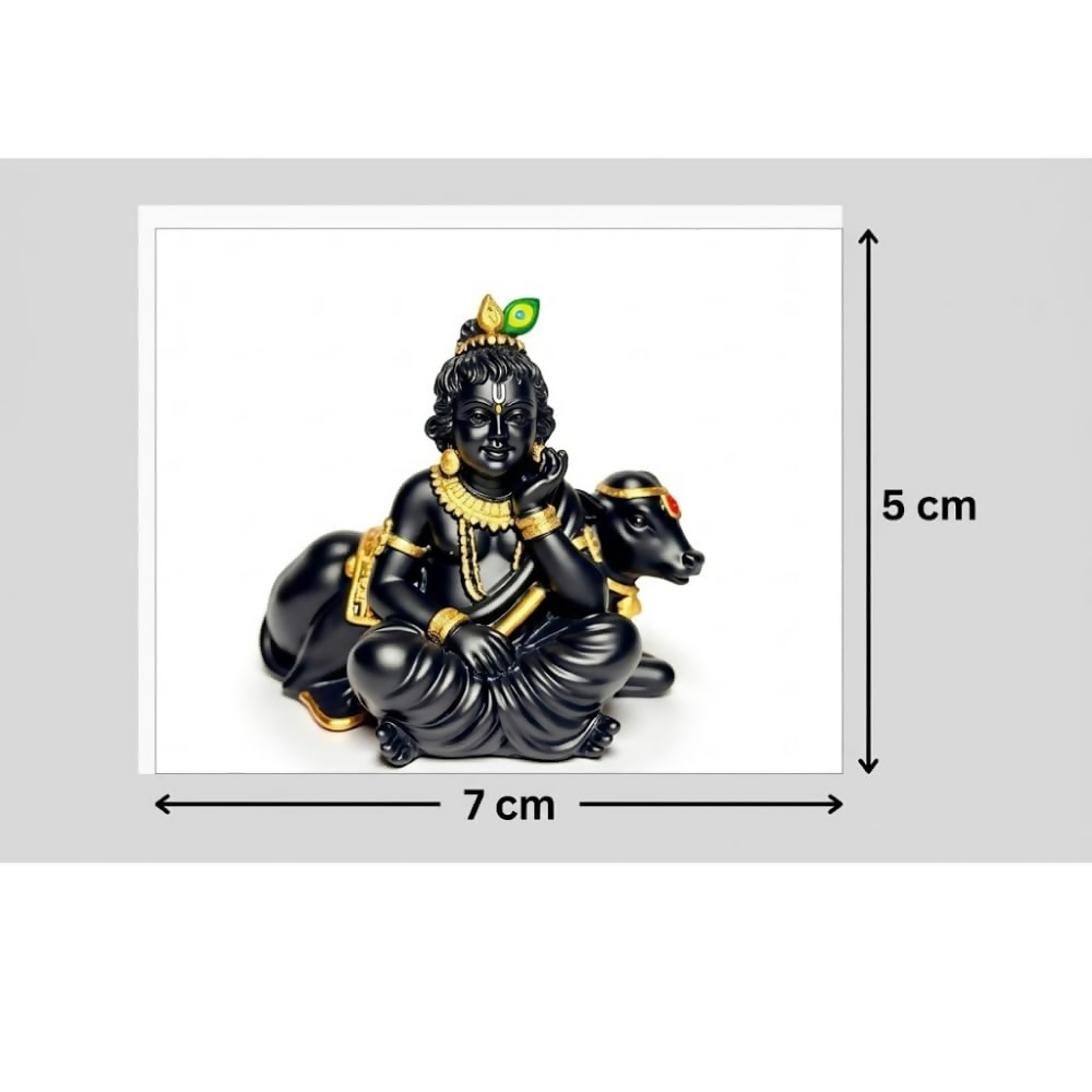 Image 2 of Kanha Ji with Cow