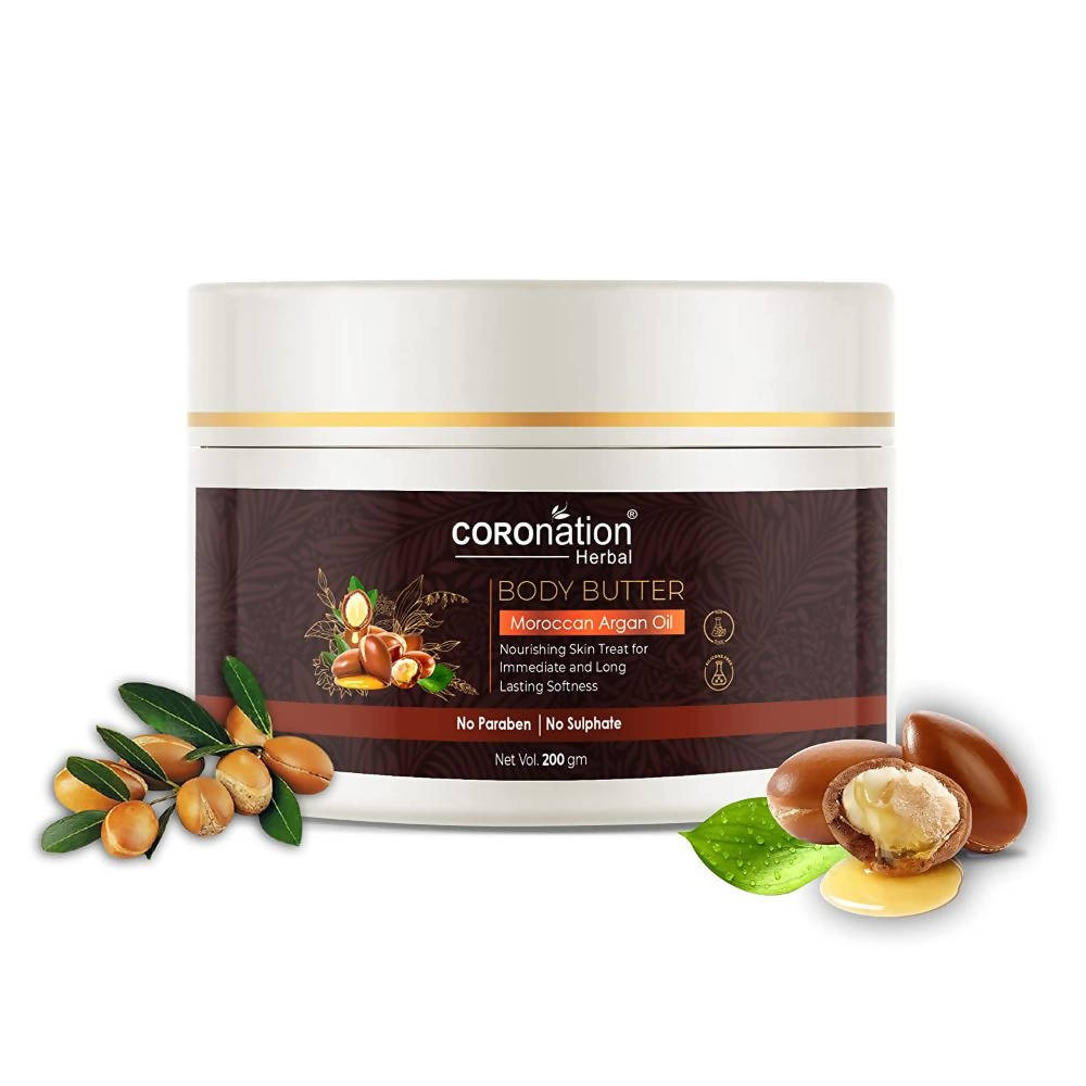 Image 1 of 200 gm / Pack of 1 for the product Coronation Herbal Moroccan Argan Oil Body Butter