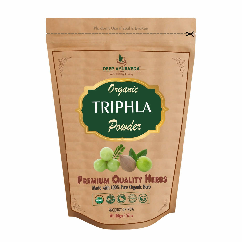 Image 1 of 100 gm for the product Deep Ayurveda Organic Triphala Powder