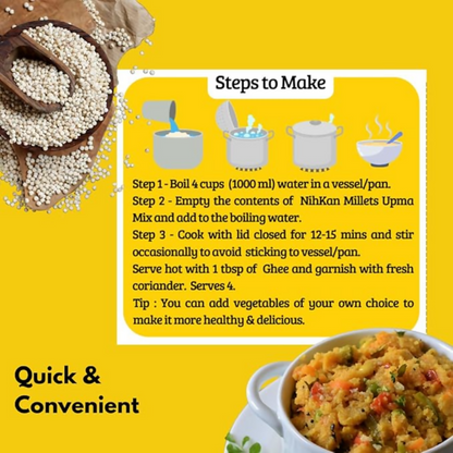 Image 5 of NIHKAN Millet Upma Mix