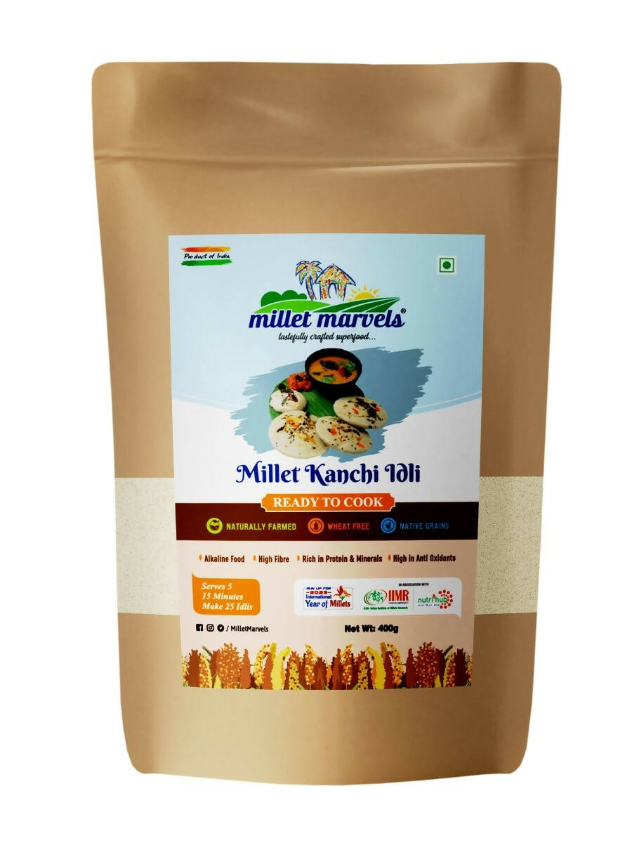 Image 1 of 400 gm / Pack of 1 for the product Millet Marvels Millet Kanchi Idli