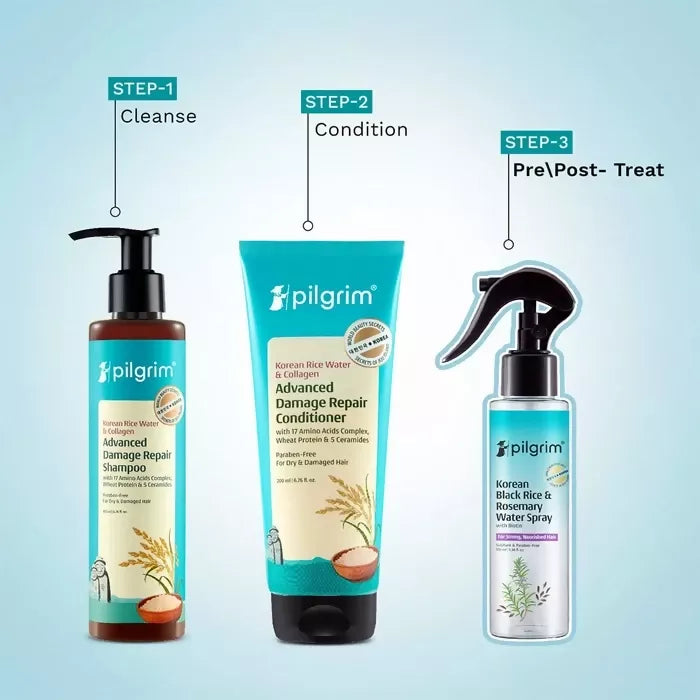 Image 5 of Pilgrim Korean Black Rice and Rosemary Water Spray With Biotin