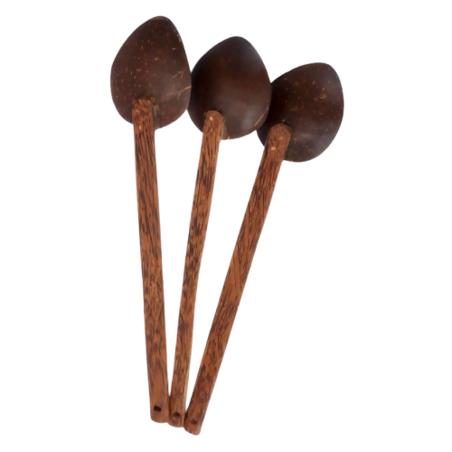 Image 2 of Thenga Coconut Shell Large Cooking Spoon Sets