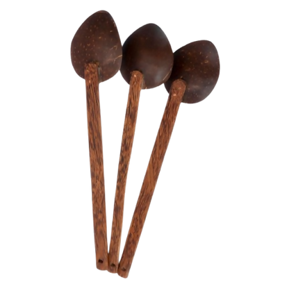 Image 2 of Thenga Coconut Shell Large Cooking Spoon Sets