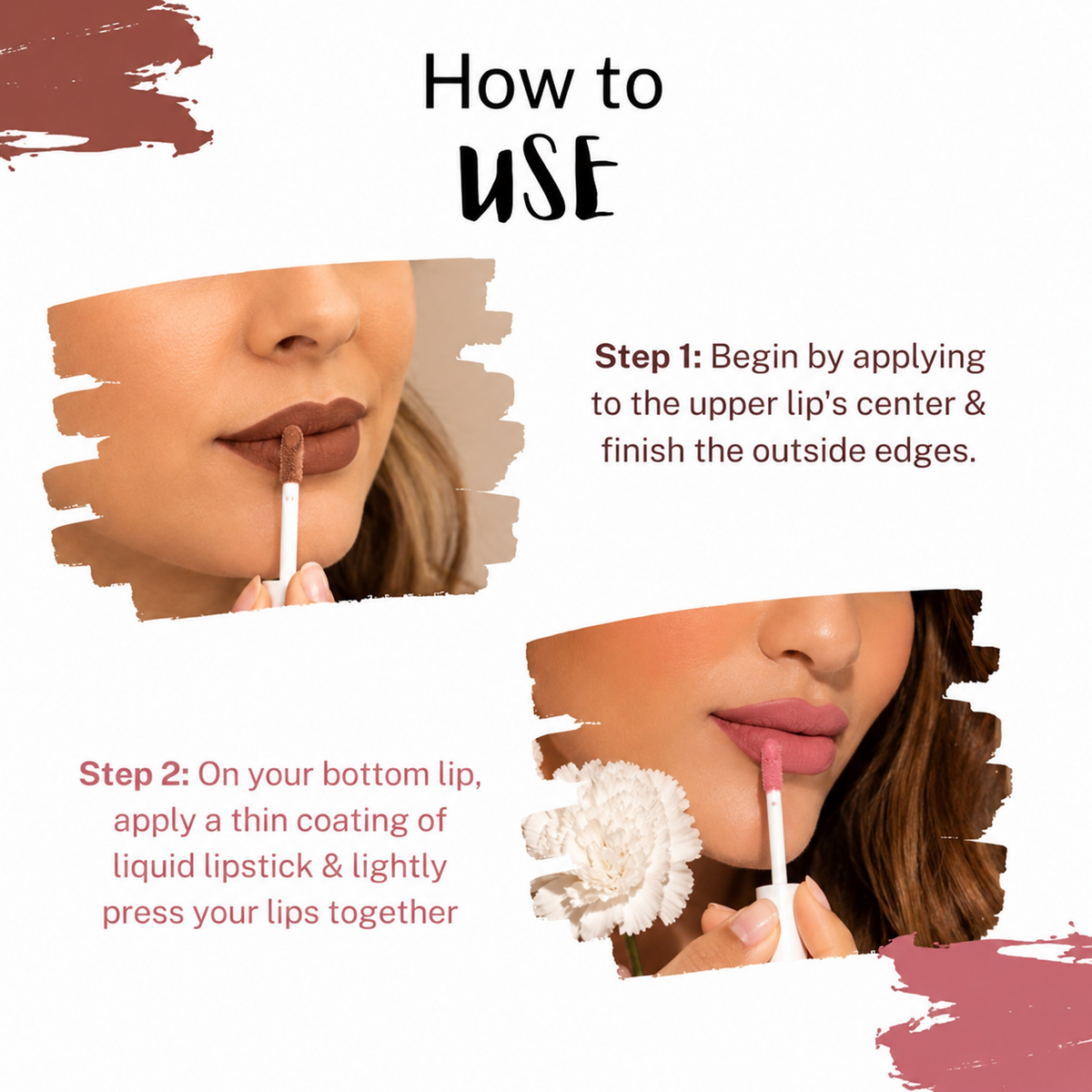 Image 3 of Love Earth Liquid Mousse Matte Lipstick More Browns