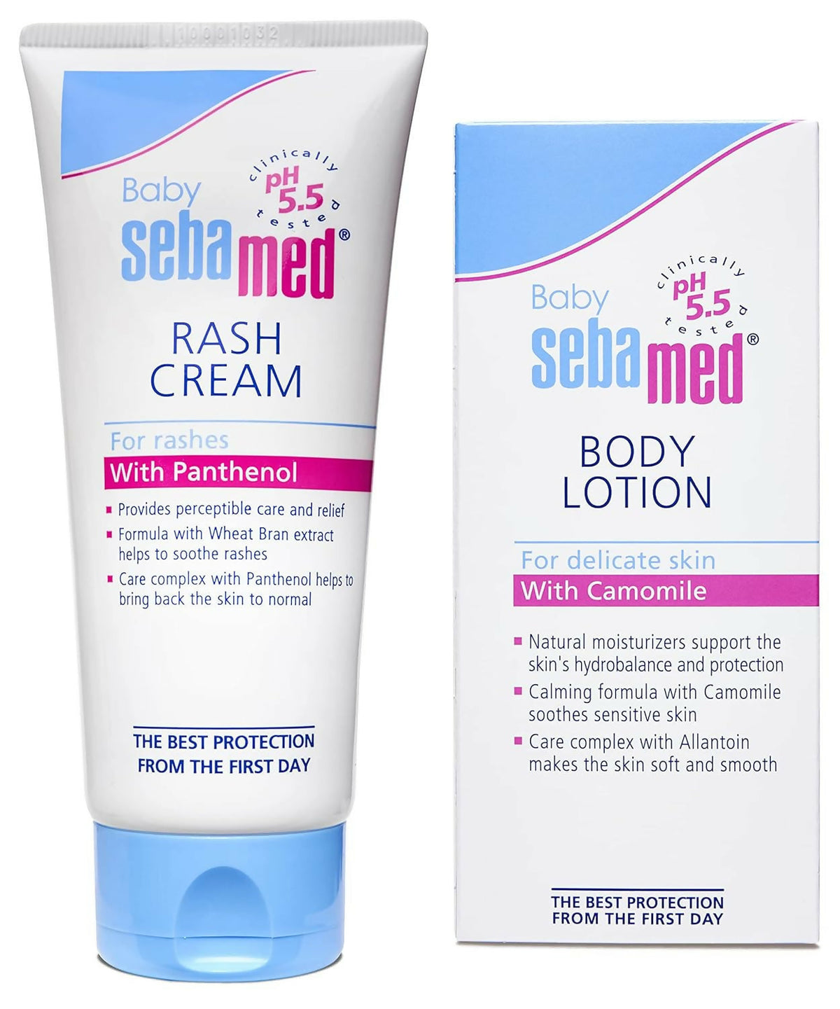 Image 1 of Combo for the product Sebamed Baby Rash Cream 100ml & Baby Lotion 100ml Combo