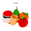 Image 1 of Nesta Toys Crochet Fruits & Vegetable Toys, Play Food for Kids (10 Pcs)