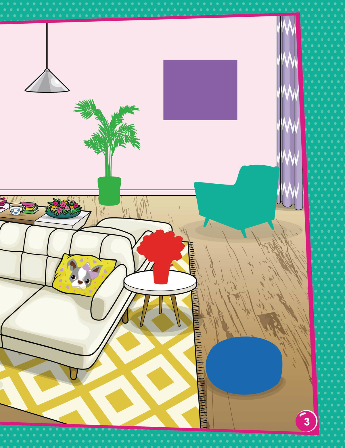Image 3 of Dreamland Publications Barbie Dreamhouse Adventures -Dream House Decorate with Stickers