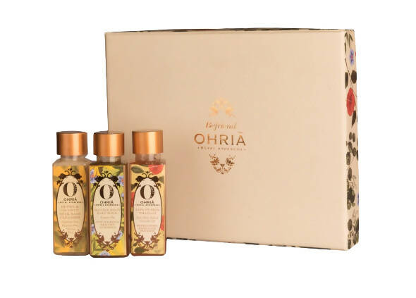 Image 1 of Combo for the product Ohria Ayurveda Hair Loss & Thinning Ritual