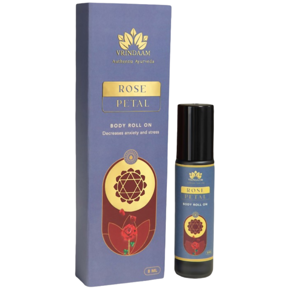 Image 1 of 8 ml for the product Vrinda Rose Aromatic Oil Roll On