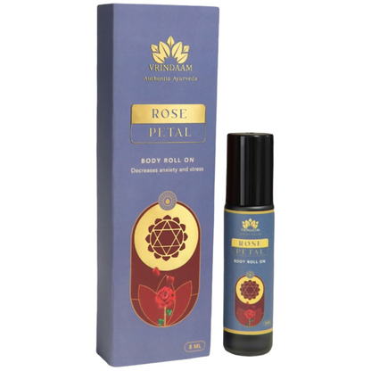 Image 1 of 8 ml for the product Vrinda Rose Aromatic Oil Roll On