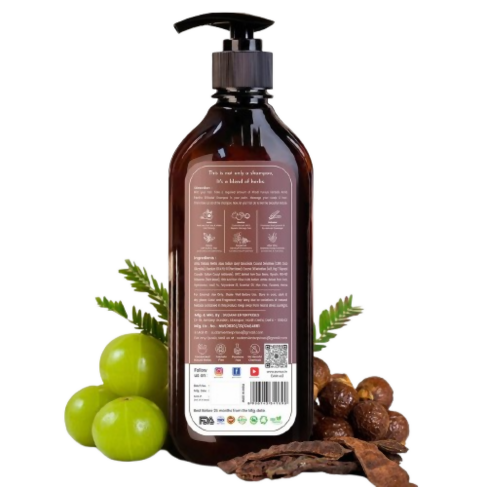 Image 2 of Pureus Herbals Shreekesha Amla Reetha Shikakai Shampoo