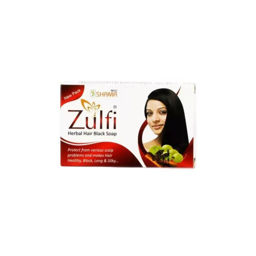 Image 1 of 75 gm / Pack of 1 for the product New Shama Zulfi Herbal Hair Black Soap